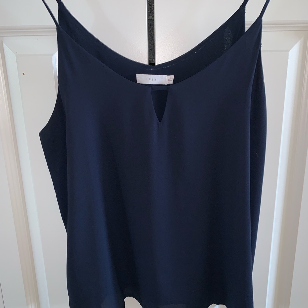 Dark blue tank top